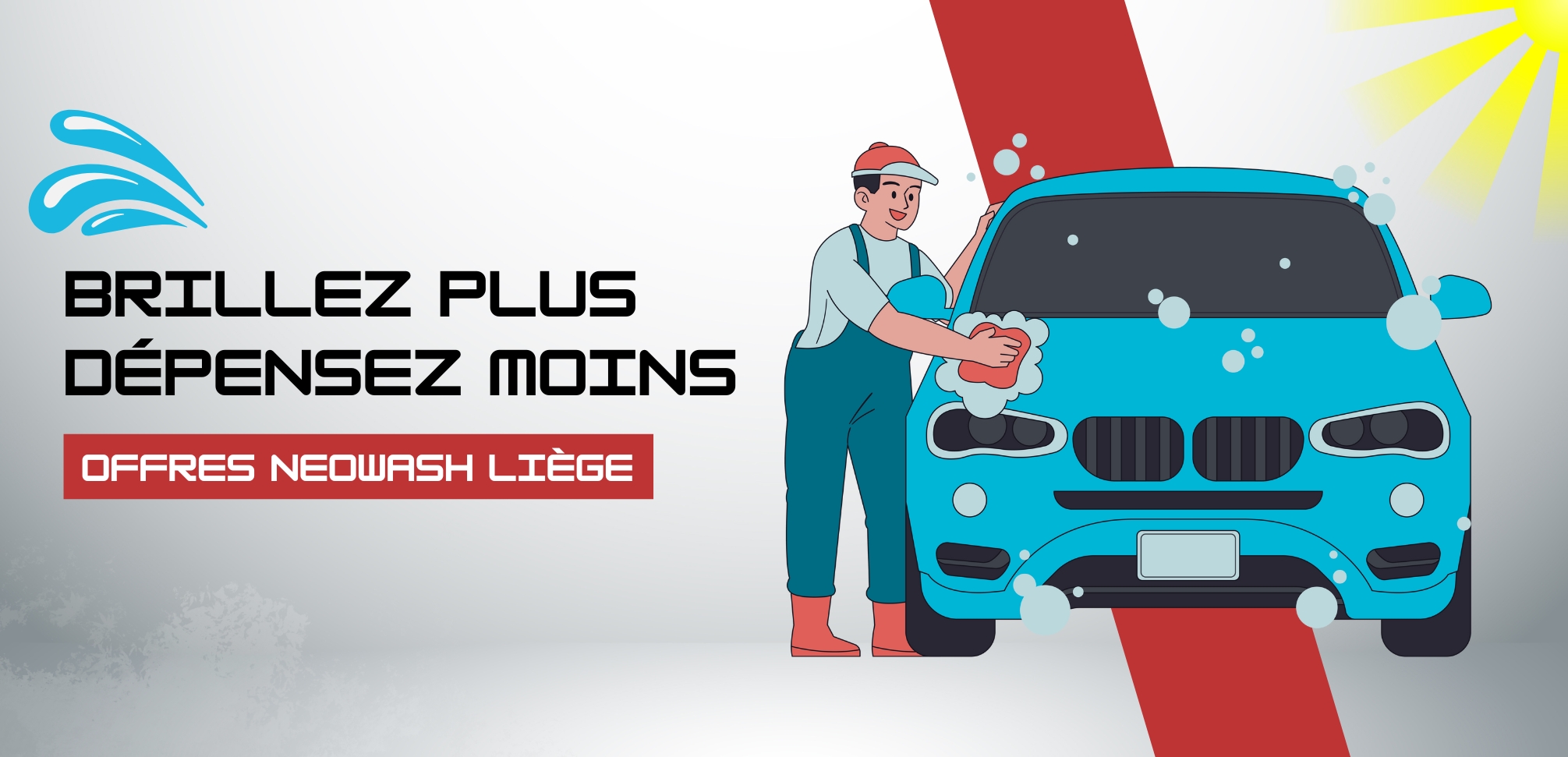 prélavage de voiture à Liège